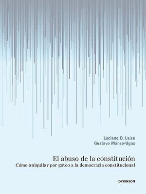 cover image of El abuso de la Constitución